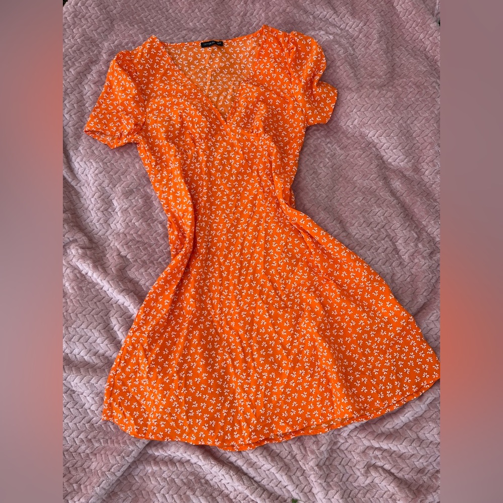 NWOT COTTON ON ORANGE DRESS